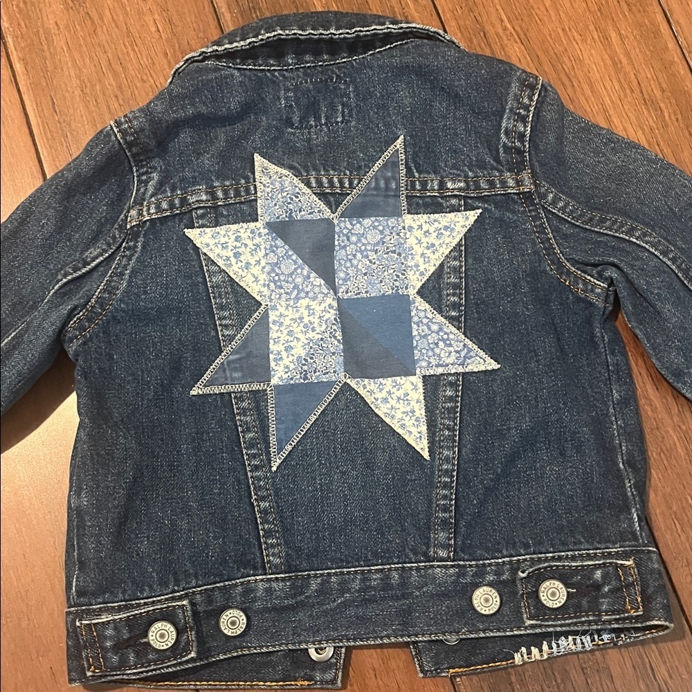 Ralph Lauren Polo Denim Jacket with Tan Patch - Picture 4 of 4